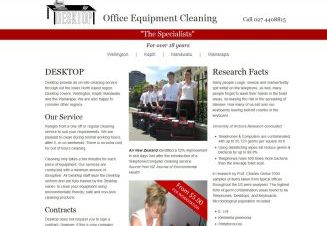 Desktop Office Equipment Cleaning